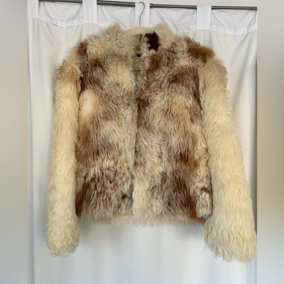 Mongolian Fur Women’s Cropped Jacket